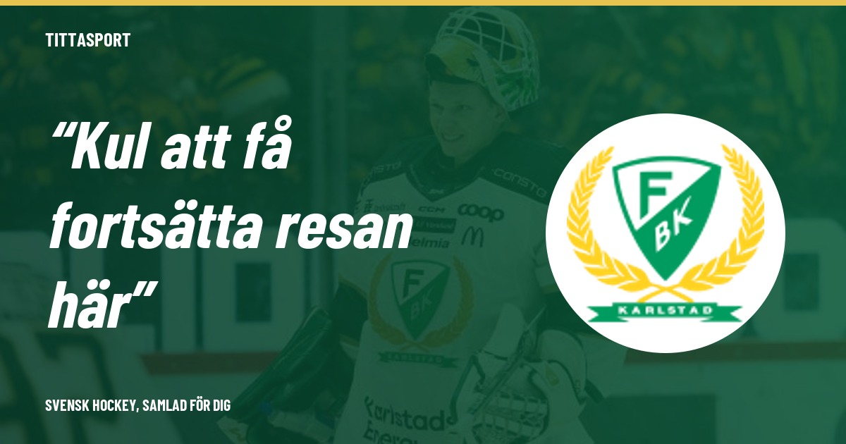 Melker Thelin förlänger med Färjestad till 2029