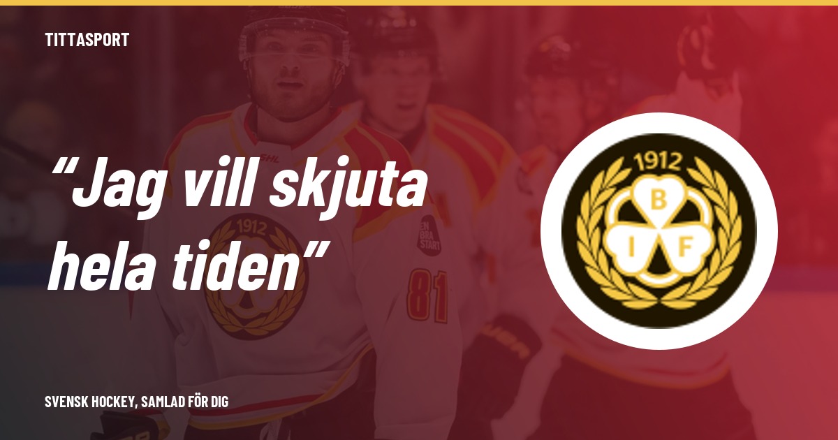 Bellows skjuter mest i Brynäs – siktar på ny utdelning mot Djurgården