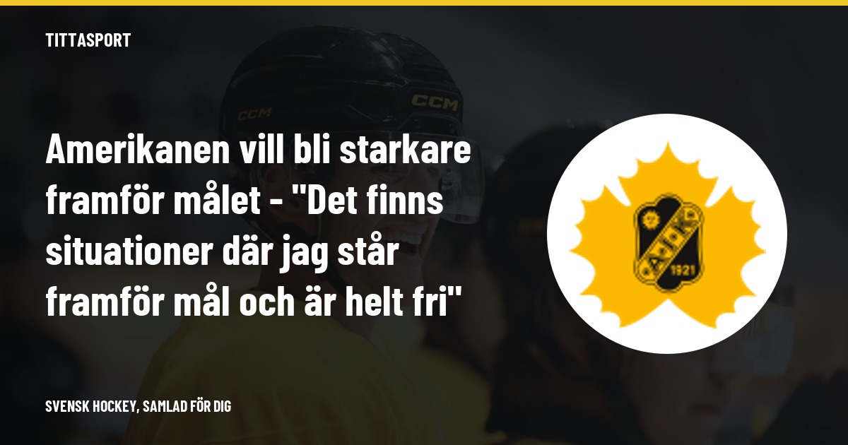Hudson Fasching vill hitta vägen ur poängtorkan i Skellefteå