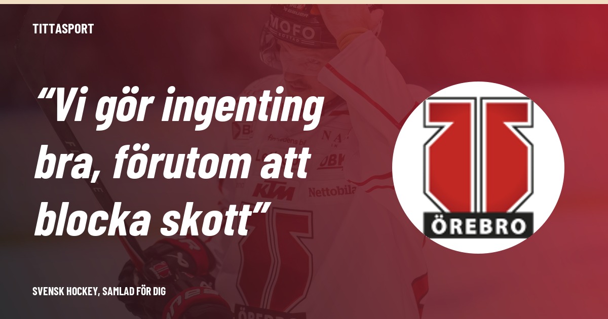 Örebro föll med 6–0 mot Malmö efter tung insats