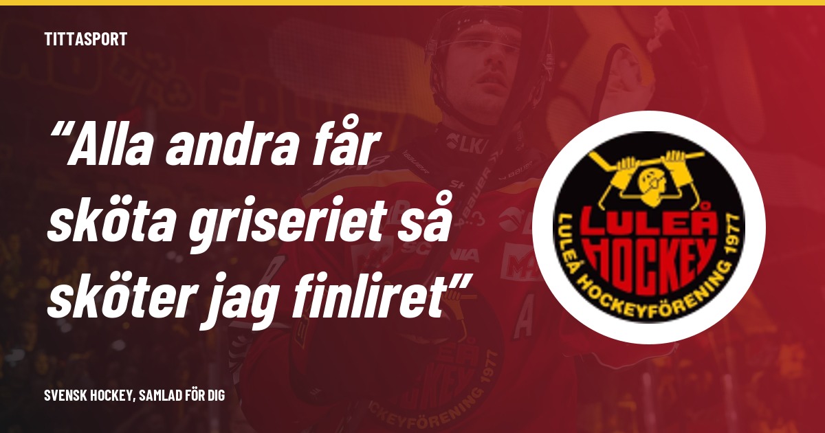 Själin gjorde två mål när Luleå slog HV71