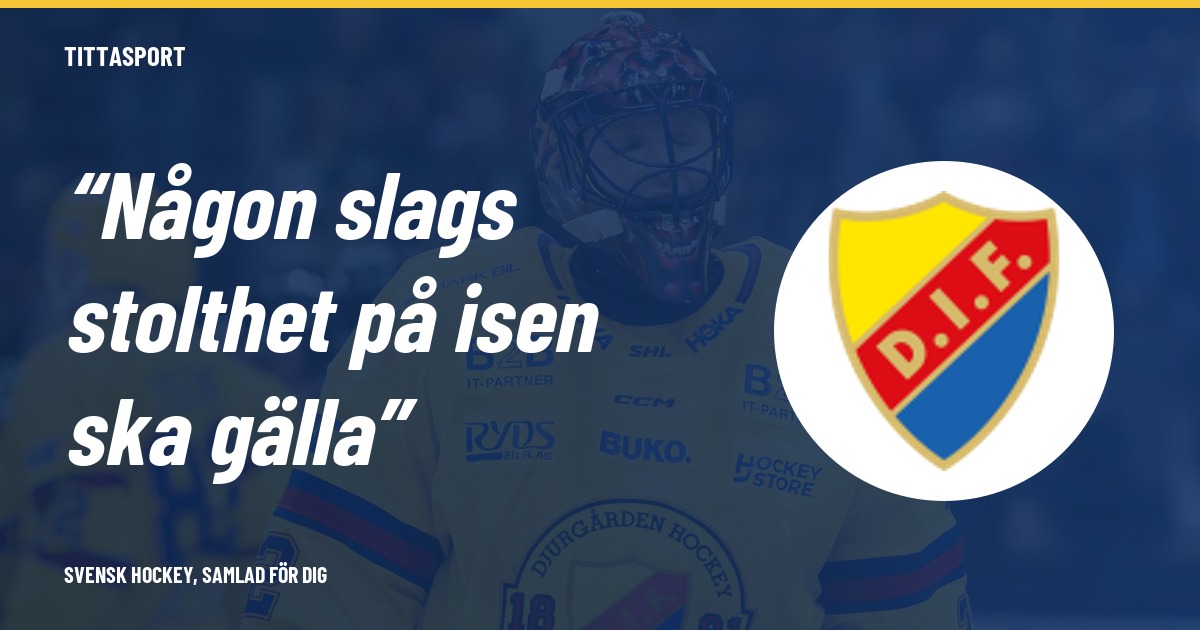 Djurgården föll med fyra mål mot Frölunda