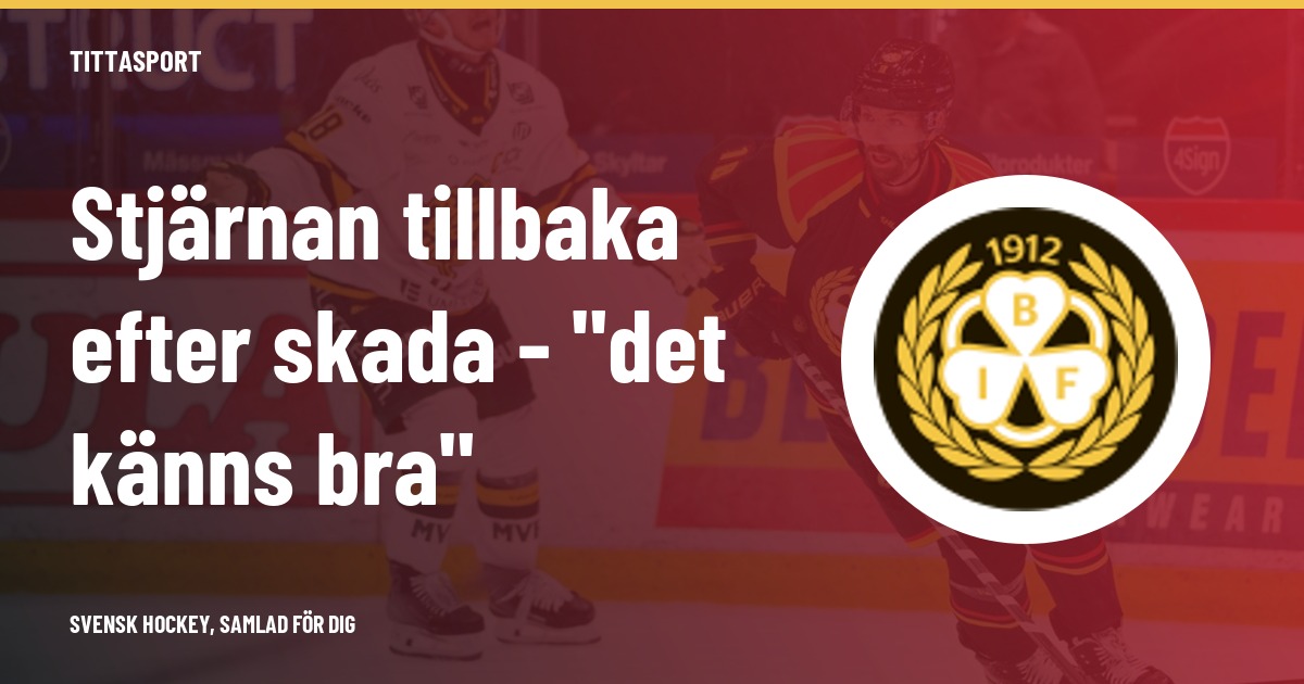 Anton Rödin tillbaka efter tre matchers frånvaro