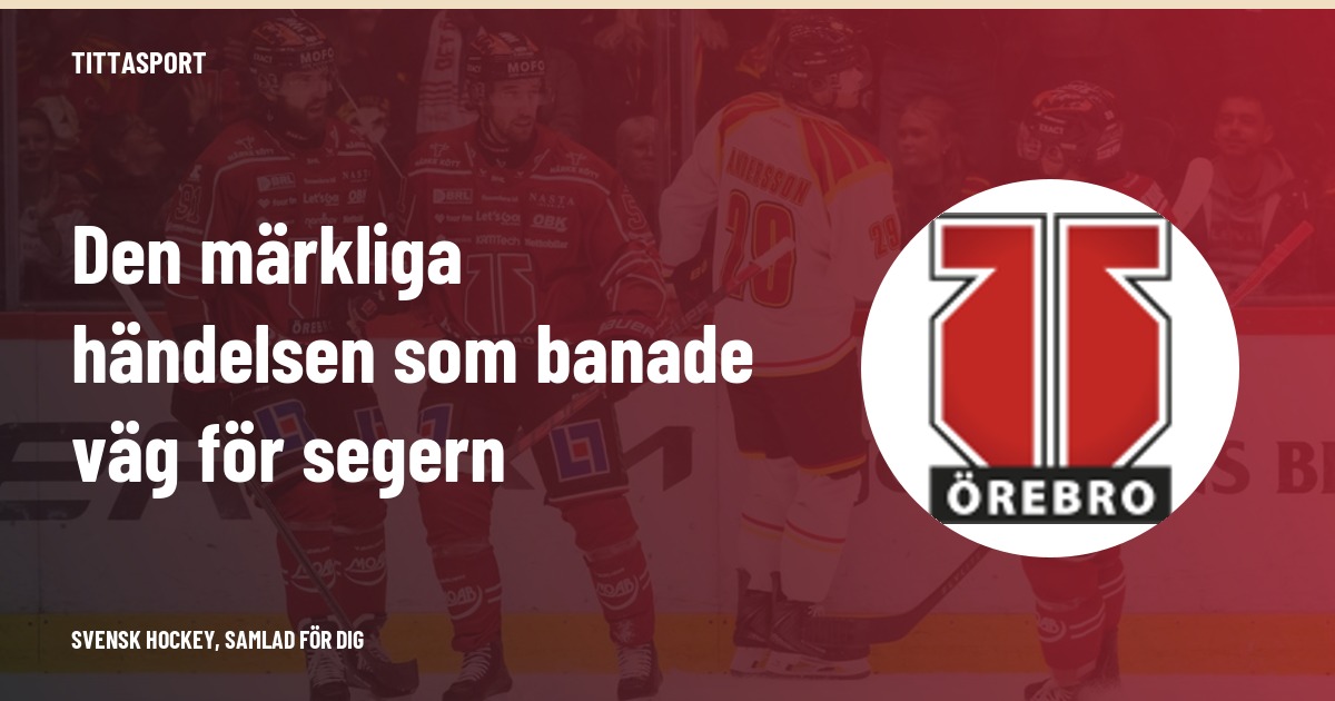 Örebro tog andra raka segern efter omdiskuterat mål
