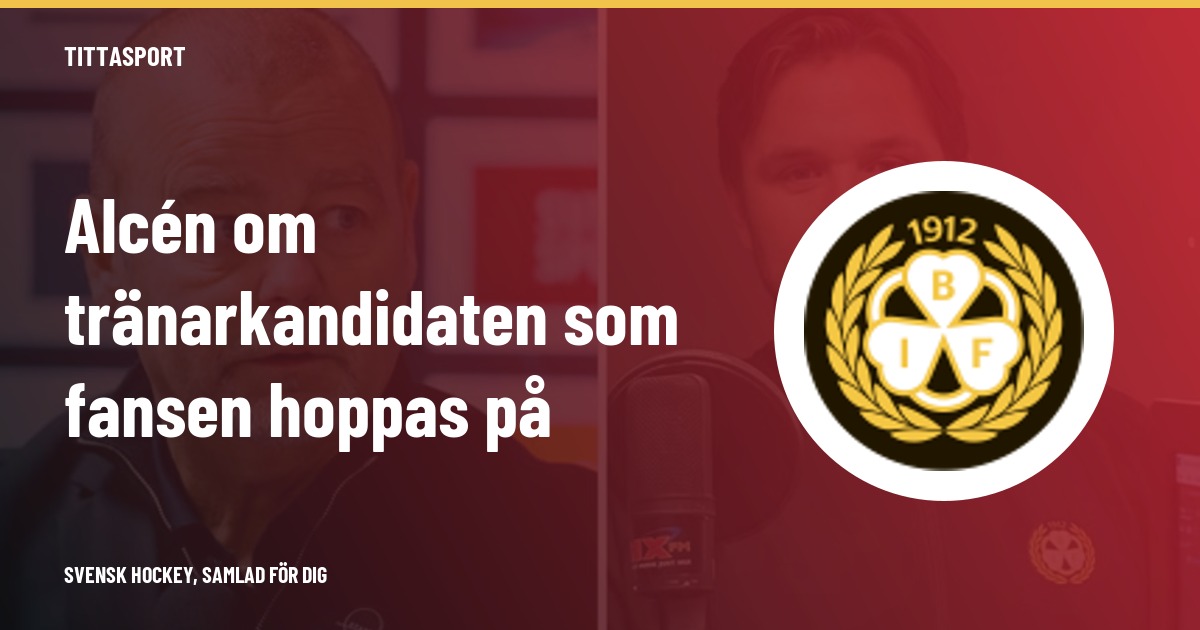 Brynäs har en shortlist i jakten på ny tränare
