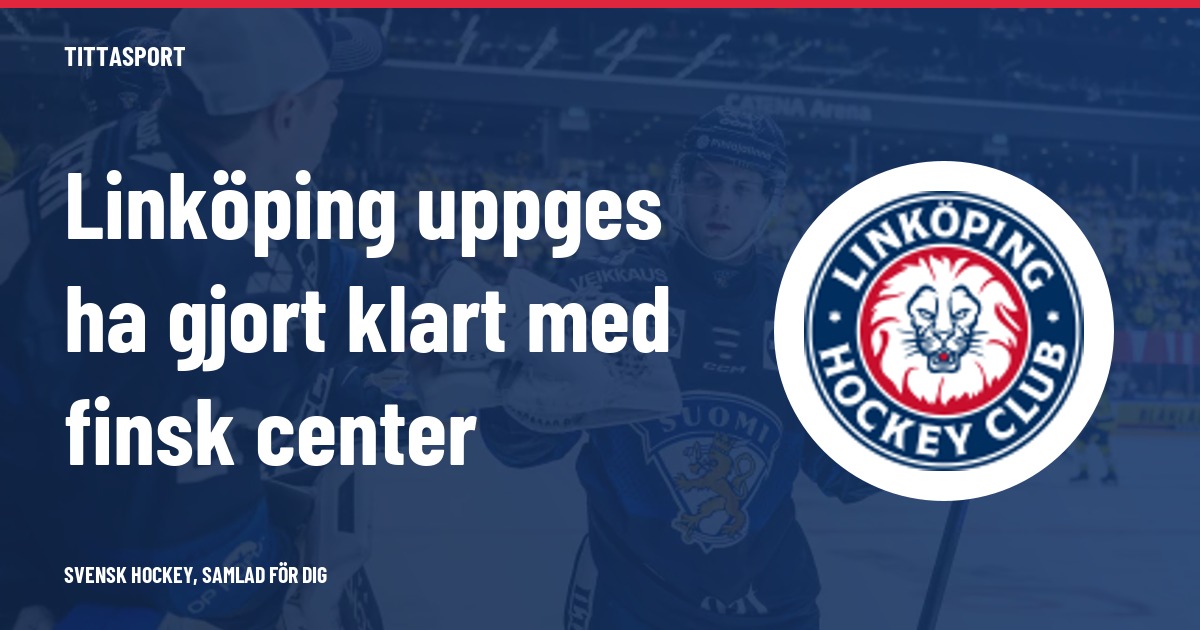 Uppgifter: Linköping muntligt överens med Sami Päivärinta